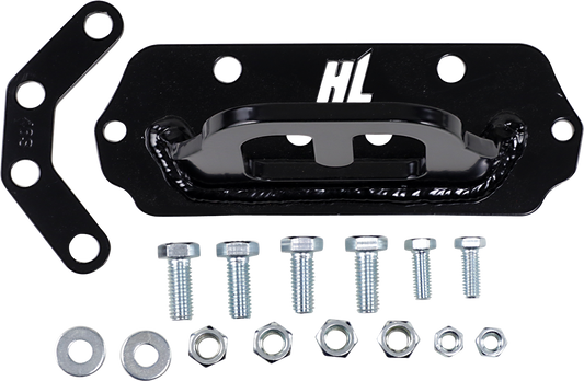 HIGH LIFTER Front Tow Hook for Polaris 79-13876 - Black, Heavy-Duty Towing Accessory