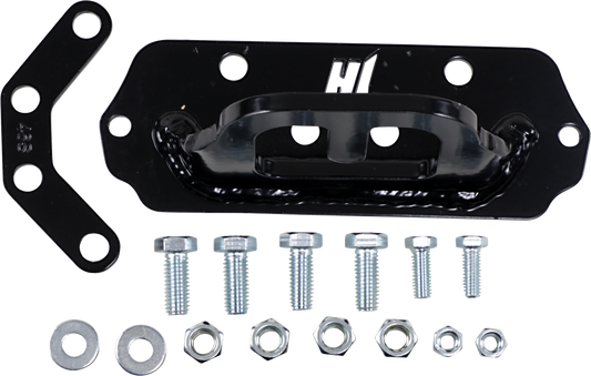 HIGH LIFTER Front Tow Hook for Polaris 79-13878 with Black Powder-Coated Finish