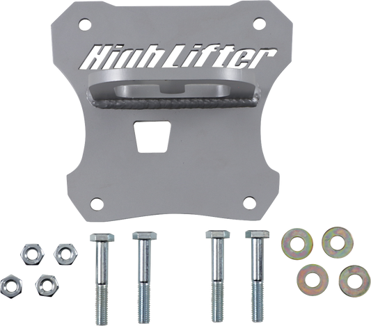 HIGH LIFTER Rear Tow Hook for Polaris RZR - Silver TOWHK-RZR1-S