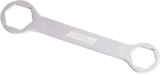 CRUZTOOLS Wrench - Front/Rear Axle - Closed End - 27 mm x 32 mm - KTM/Husqvarna AW2732