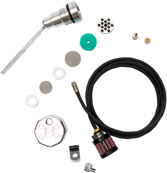 FEULING PARTS Vented Dipstick - Polished - Dyna 3089