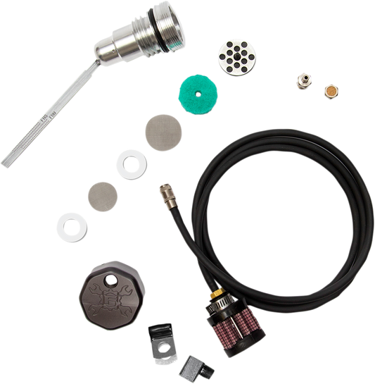 FEULING PARTS Vented Dipstick - Black - Dyna 3090