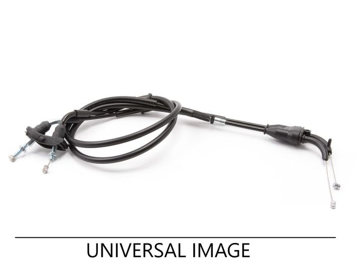 Motion Pro Black Vinyl Throttle Push-Pull Cable Set (Part #05-0437)