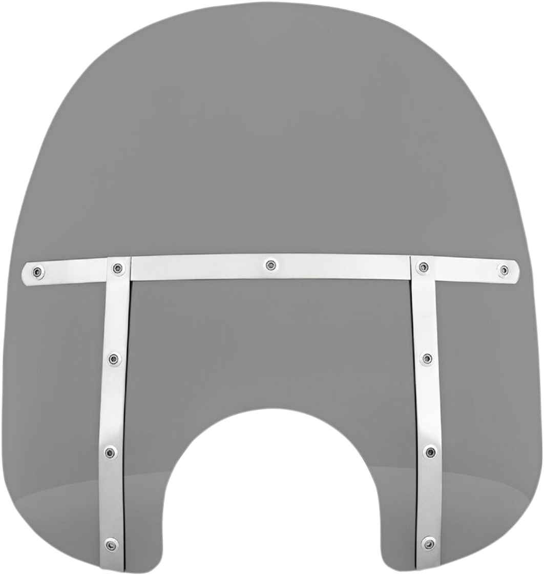MEMPHIS SHADES Fats Windshield - 17" - Headlight - Black Smoke MEM32112