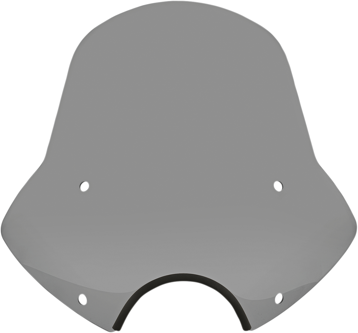 MEMPHIS SHADES Speed Demon Sportshields - 17" - 7" Headlight Cutout - Black Smoke MEP54112