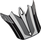 Z1R F.I. Visor Kit - Hysteria - Gray/White 0132-1361
