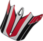 Z1R F.I. Visor Kit - Hysteria - Red/White 0132-1362
