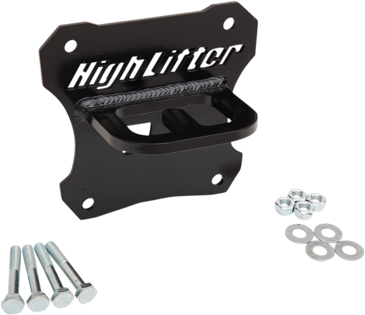 HIGH LIFTER Rear Tow Hook for Polaris 79-13888 with Black Powder-Coated Finish