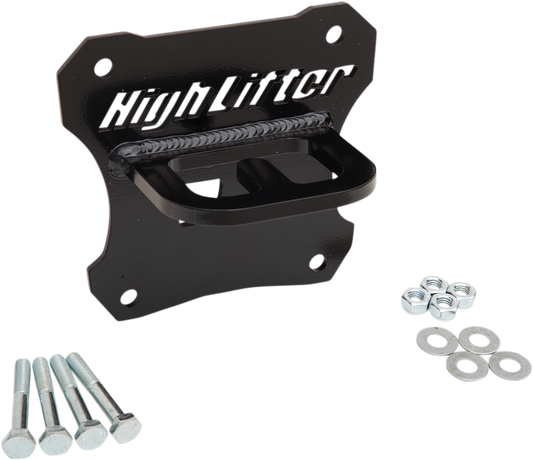 HIGH LIFTER Rear Tow Hook for Polaris 79-13888 with Black Powder-Coated Finish