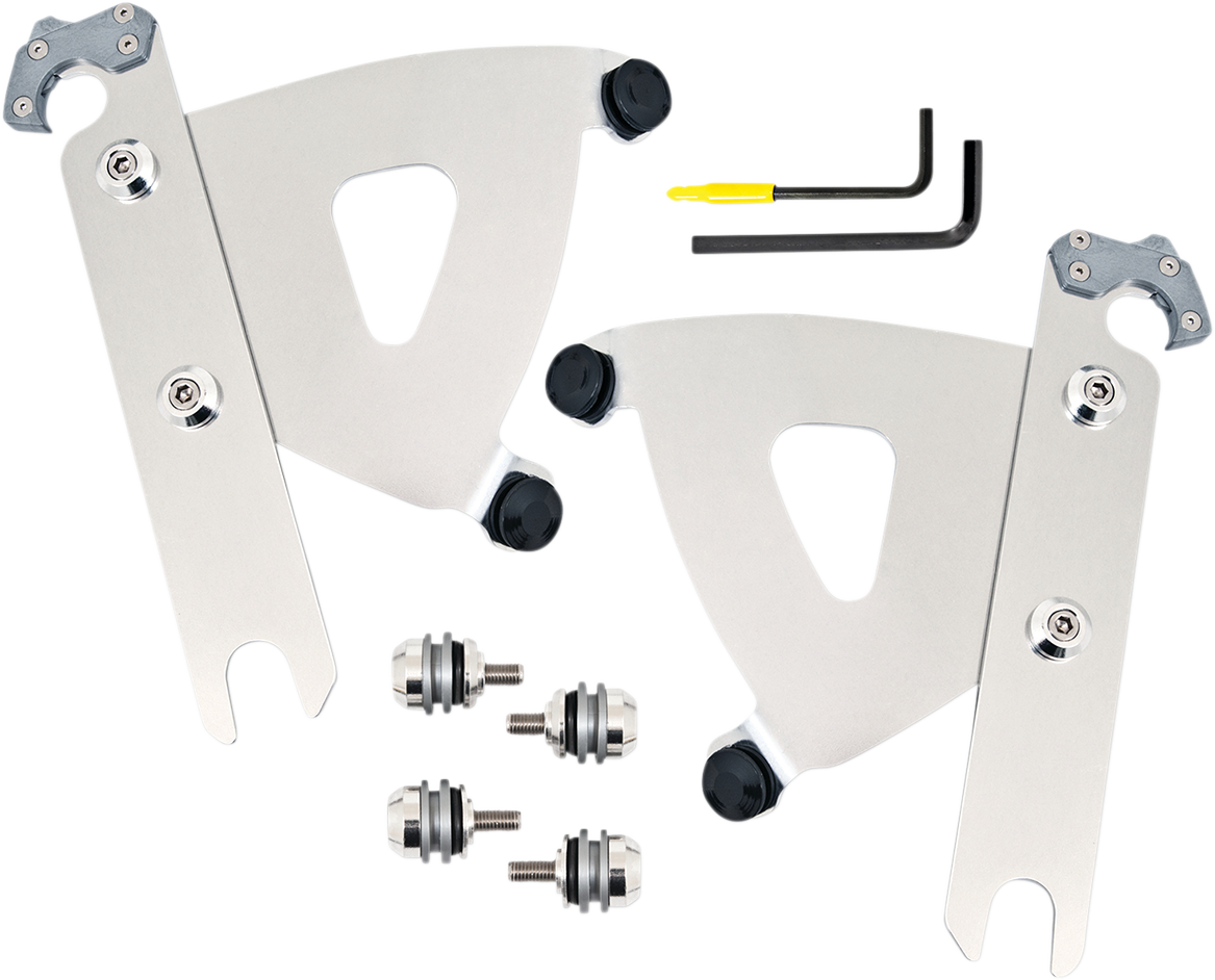 MEMPHIS SHADES Road Warrior Trigger-Lock Mounting Kit - Polished - FLS MEK2053