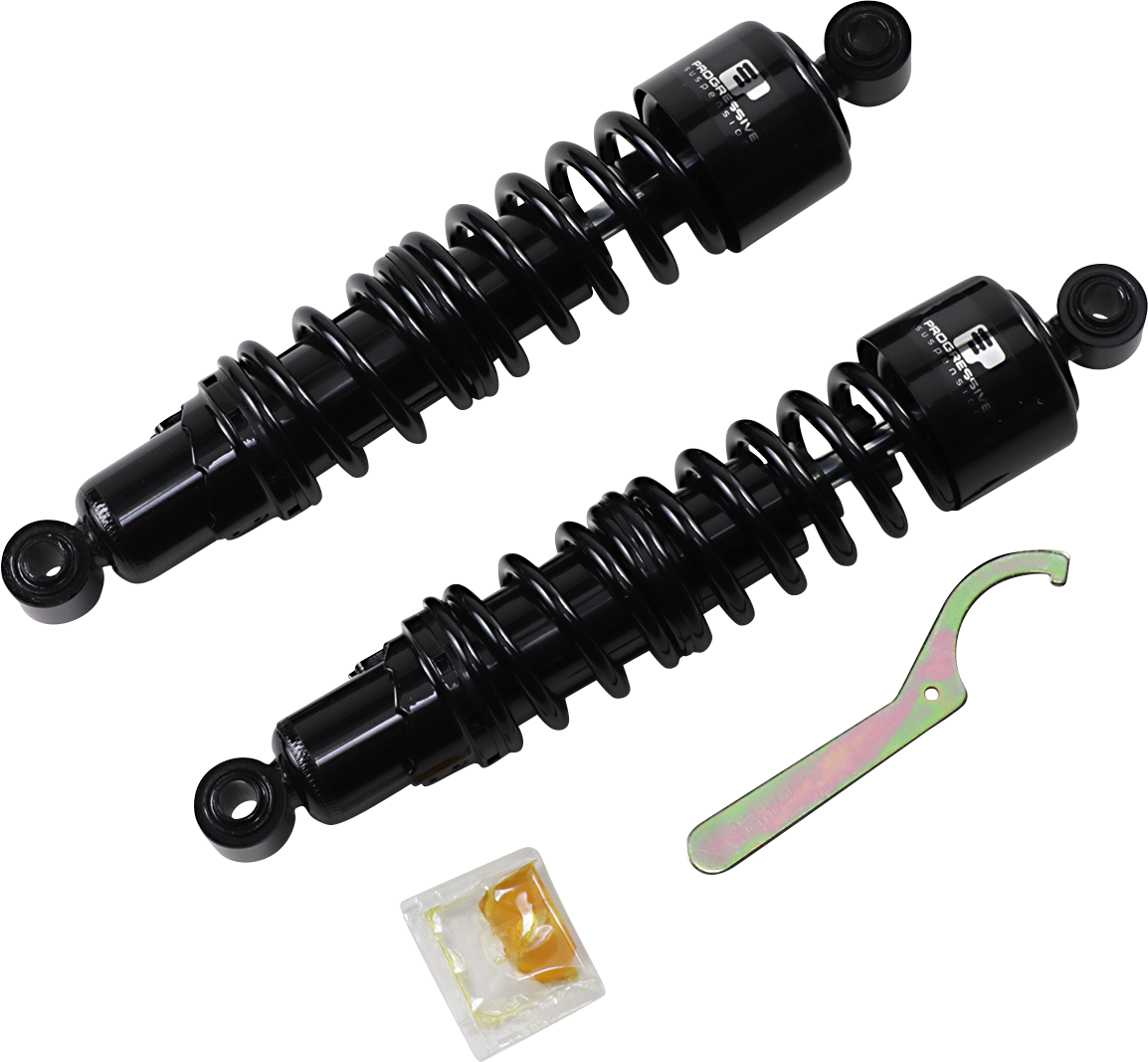 Progressive Suspension 412 Series Shock for Harley FXD - 13 Inch Black - Model 412-4083B