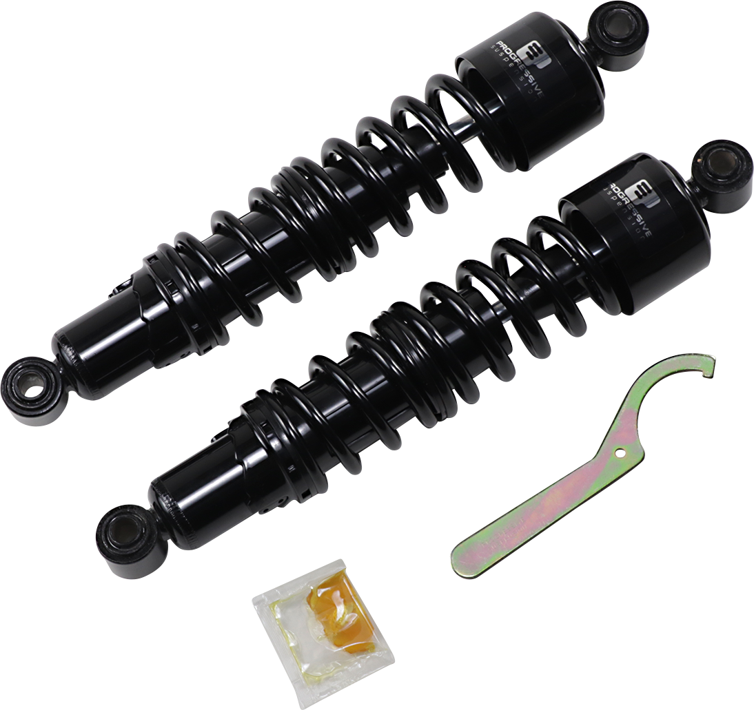 Progressive Suspension 412 Series Shock - 14 Inch - Black - FXD 412-4085B by Progressive Suspension