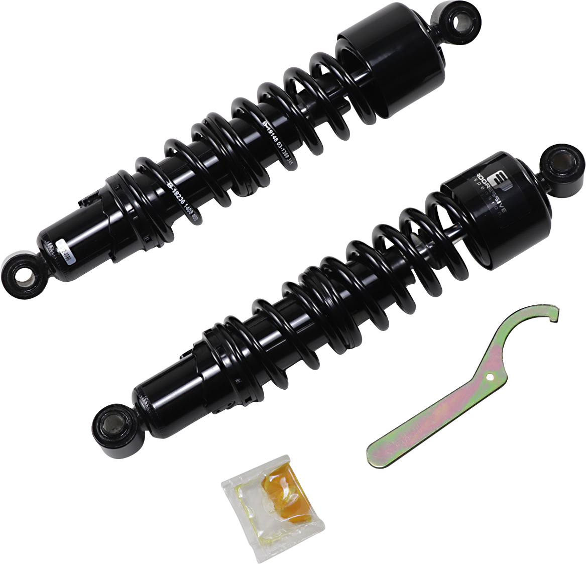 Progressive Suspension 412 Series Shock - 14 Inch Heavy Duty Black for Harley FXD 412-4086B