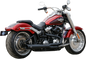 S&S CYCLE 2:1 Exhaust for M8 Softail - Black 550-0857