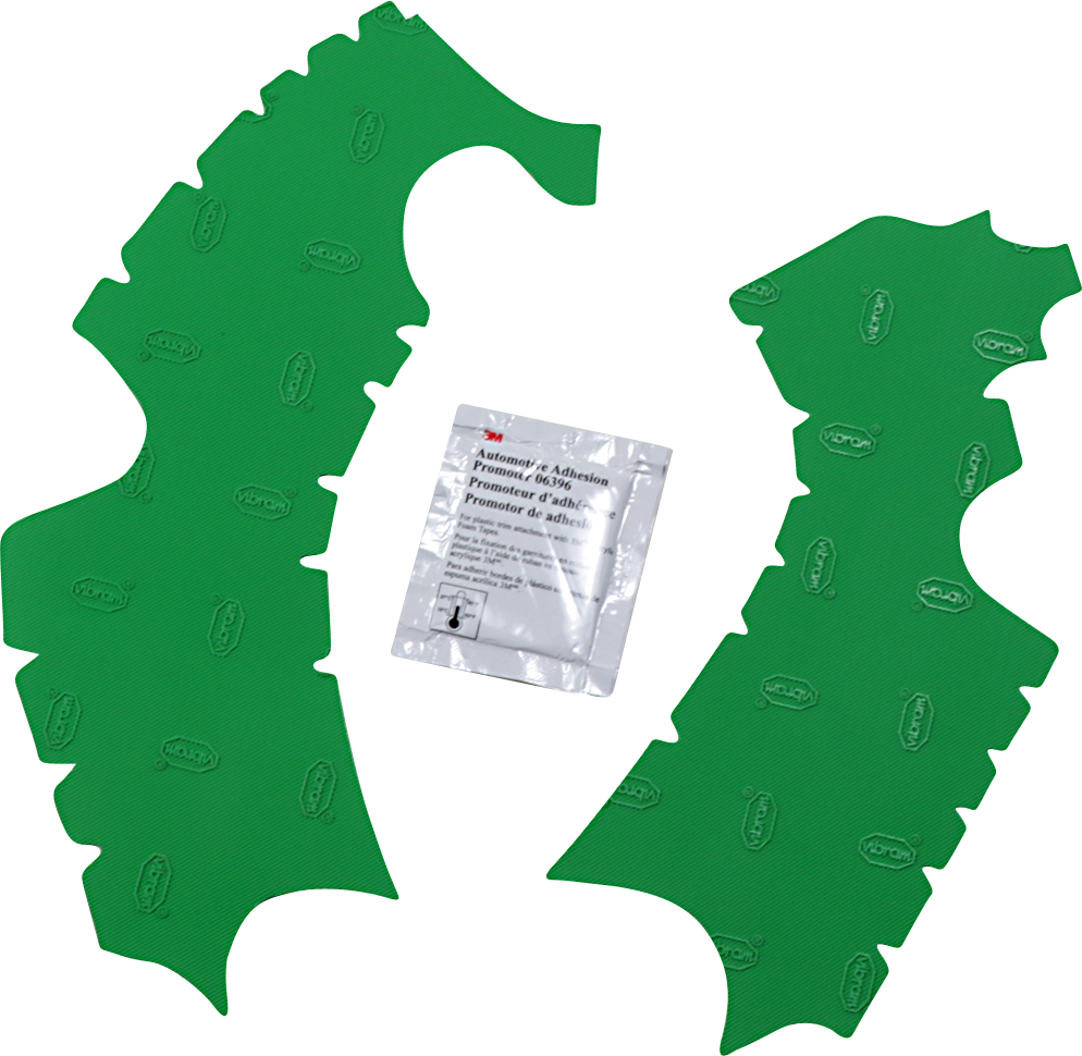 ATHENA Frame Pads - Green - Kawasaki - KX '13-'19 M7338V