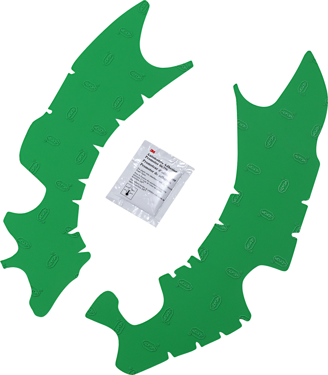 ATHENA Frame Pads - Green - Kawasaki - KX '13-'19 M7343V