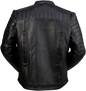 Z1R Artillery Leather Jacket - Black - 2XL 2810-3777