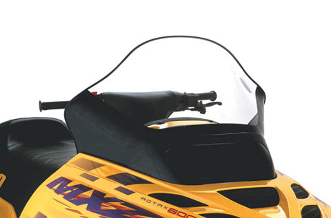 POWERMADD Ski-Doo ZX Tall Clear Handguard with Black Accents, 15.5 inches
