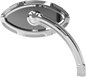 ARLEN NESS Mirror - Beveled - Side View - Short - Cat Eye - Chrome - Left 13-131