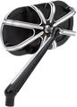 ARLEN NESS Mirror - Side View - Caged Series/10 Gauge - Black - Left 13-160