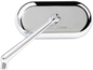 ARLEN NESS Oval Chrome Side View Mirror - Left - Part Number 13-171