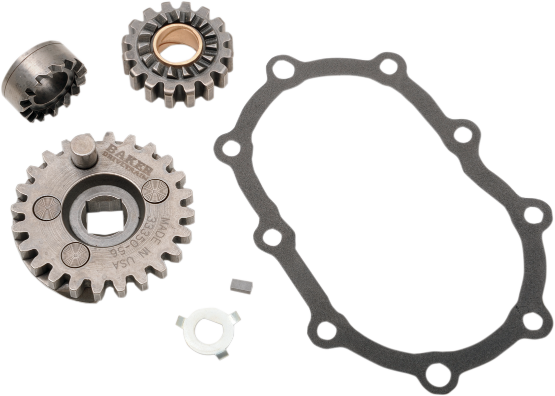 BAKER DRIVETRAIN Kicker Gear Set 140-64-A for Classic/4-Speed Big Twins (1936-1986)