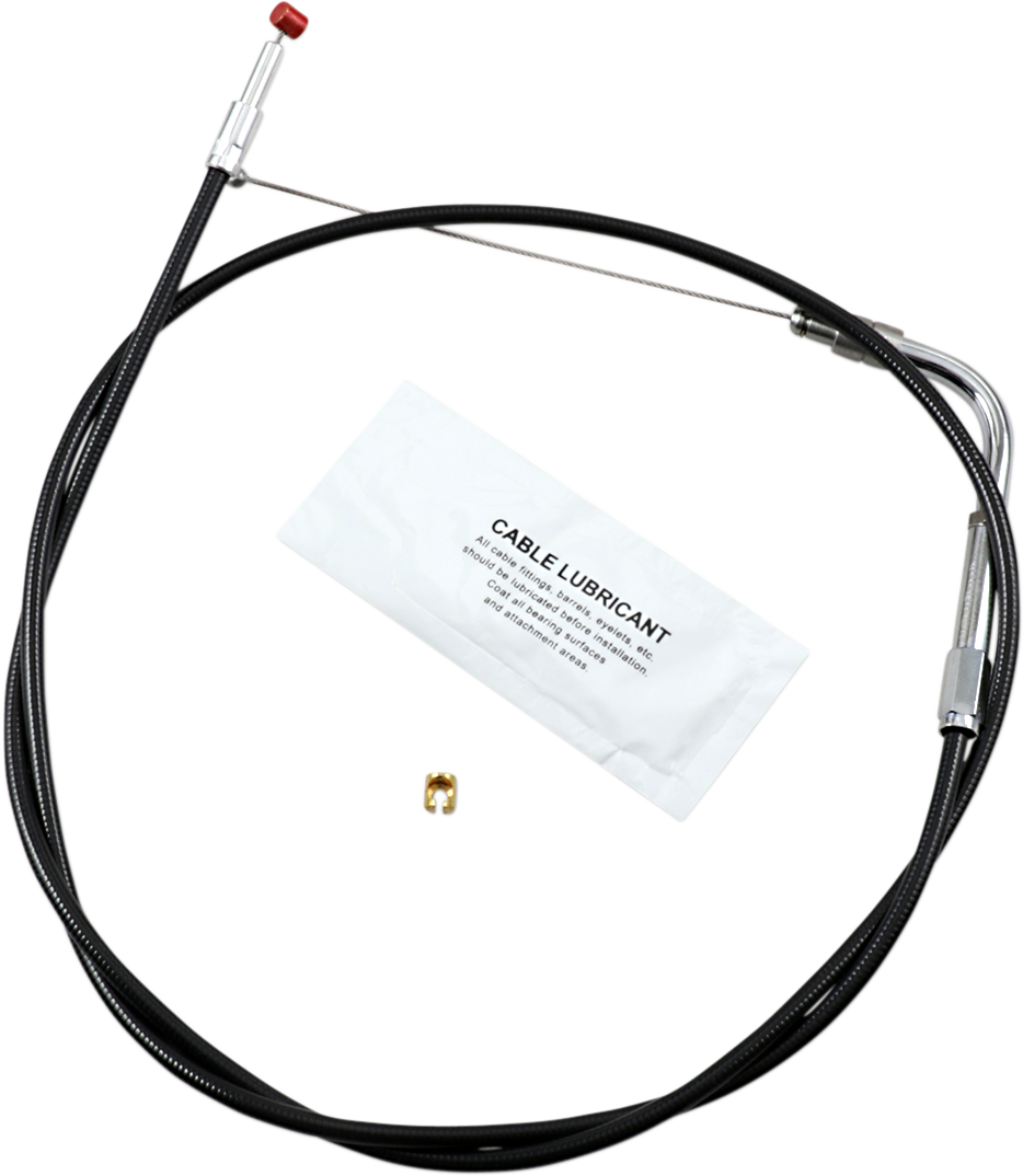BARNETT Black Vinyl Throttle Cable - +6" Size - 37" Length 101303003806