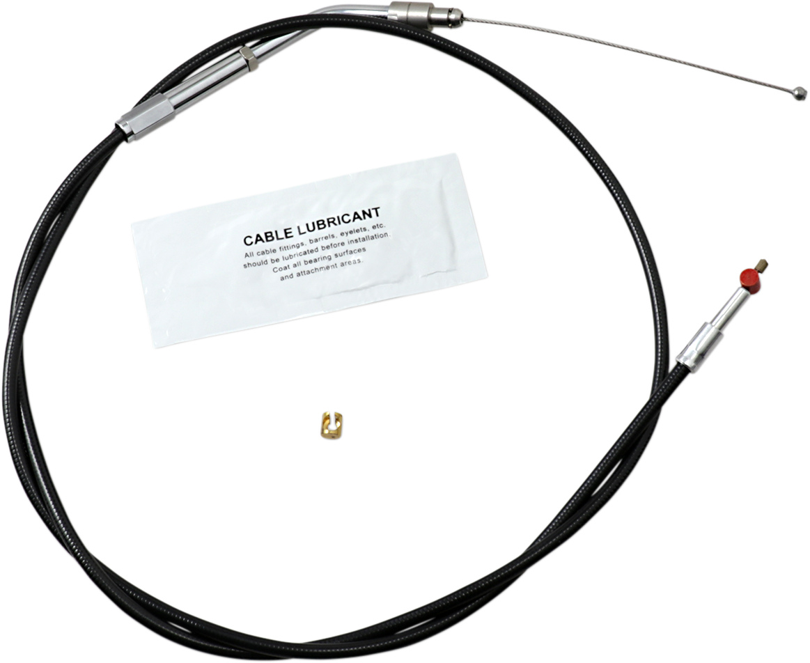 BARNETT Black Vinyl Throttle Cable - +6" Size - 37-1/2" Length 101303004106