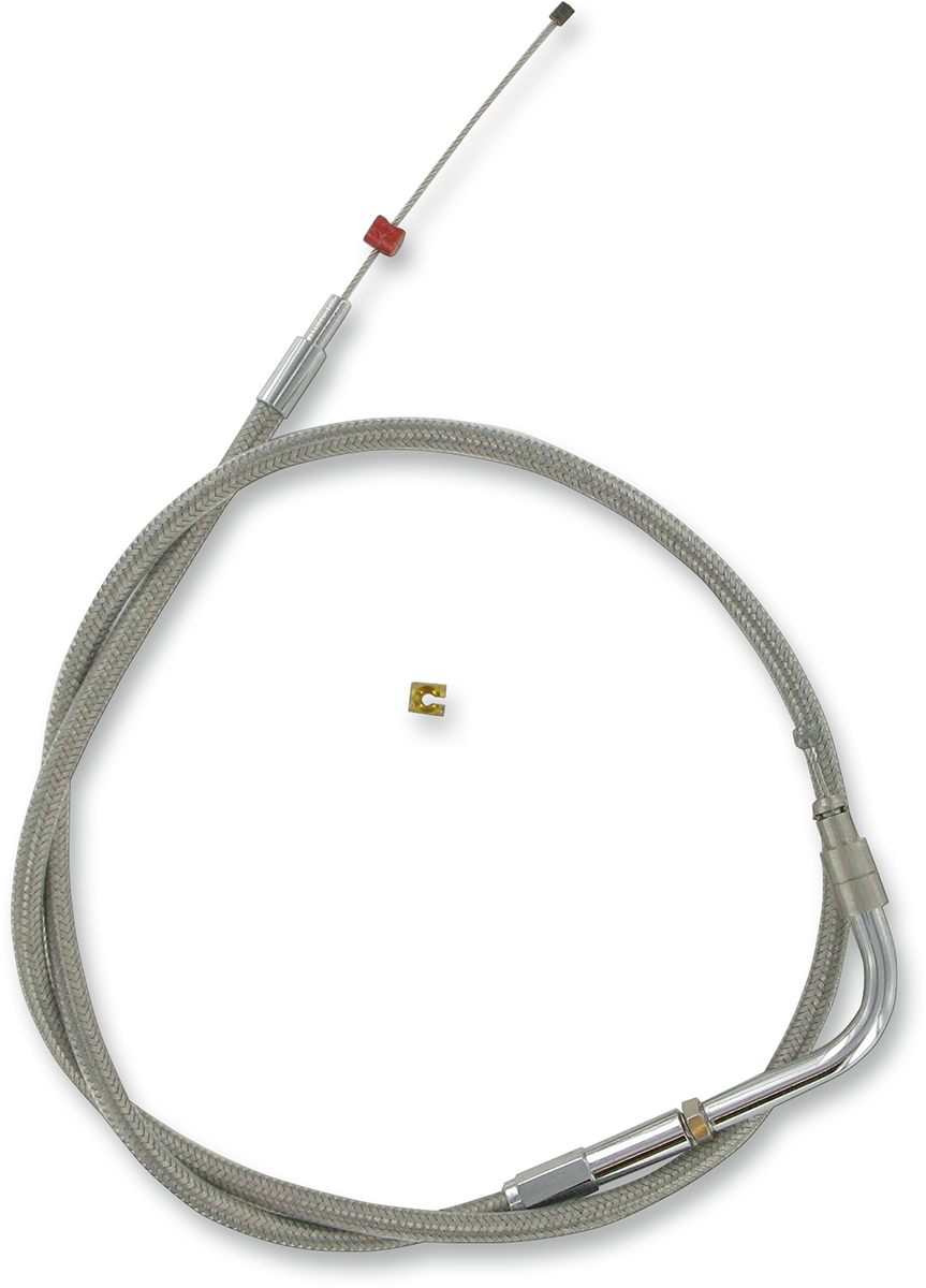 BARNETT Stainless Steel Throttle Cable - '00-'01 Sportster 1023030022