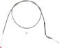 BARNETT Stainless Steel Throttle Cable - +6" - '02-'07 Touring 102303003506