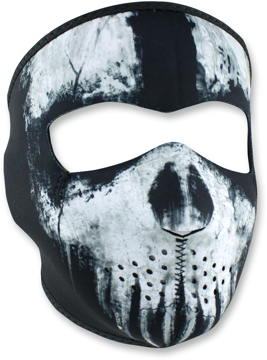 ZAN HEADGEAR Ghost Skull Full-Face Mask WNFM409 for Cold Weather Protection