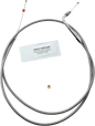 BARNETT Stainless Steel Throttle Cable - +10" - '02-'07 FLH 102303001610