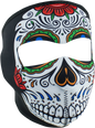 ZAN HEADGEAR Muerte Skull Full-Face Mask WNFM413 for Cold Weather and Wind Resistance