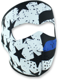 ZAN HEADGEAR Full-Face Mask - Thin Blue Line WNFM119 with Neoprene Fabric and Adjustable Fit
