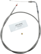 BARNETT Stainless Steel Throttle Cable - +12" - '02-'07 FLH 102303001612