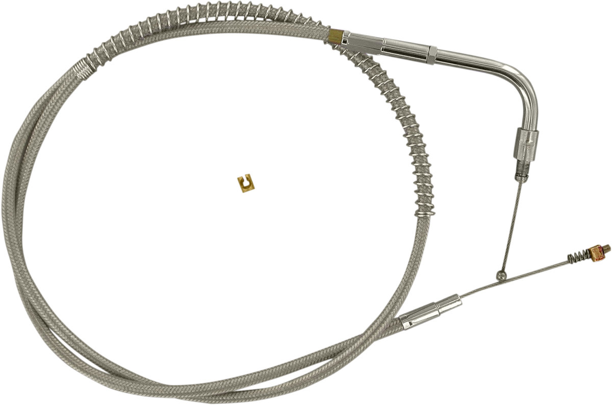 BARNETT Stainless Steel Idle Cable - +6" - '06-'17 Dyna 102304002506