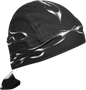 ZAN HEADGEAR Flydanna® Head Wrap Black Tank Flame Z353 - Versatile Skull Cap for Outdoor Activities