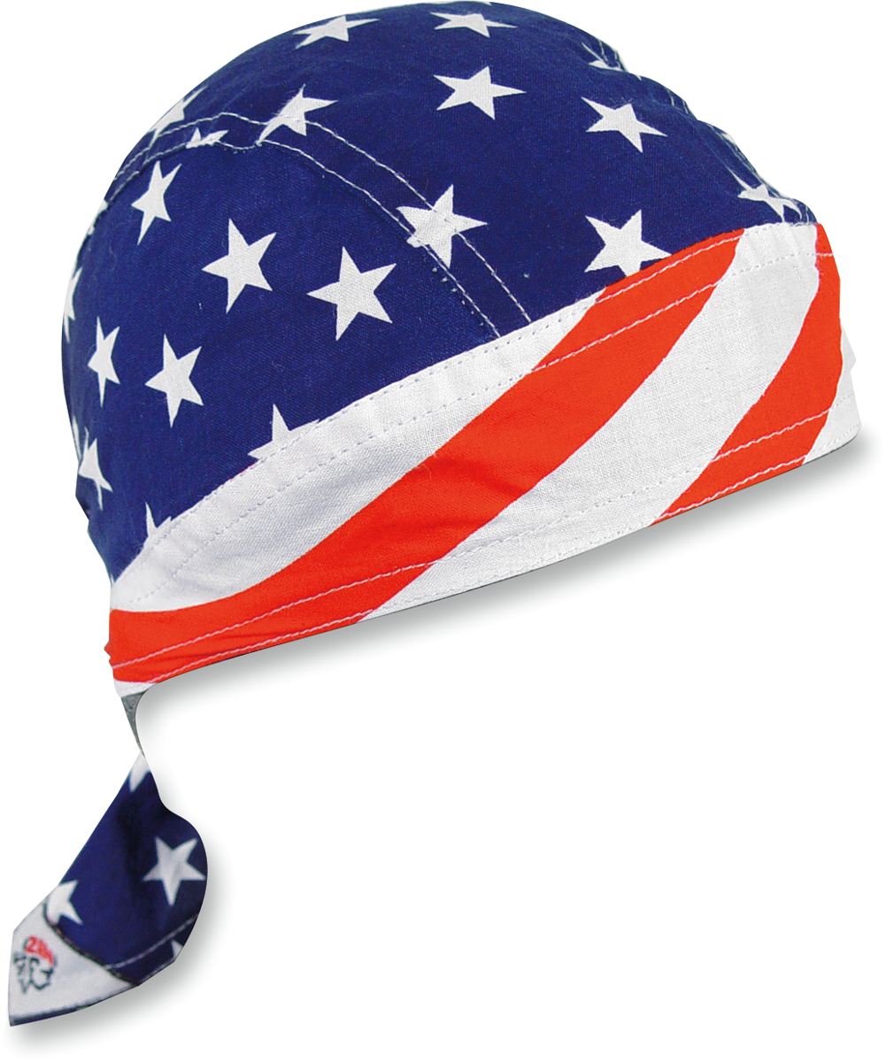 ZAN HEADGEAR Flydanna® Head Wrap Stars and Stripes IV Z476 - Multi-Purpose Skull Cap for Men and Women