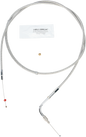 BARNETT Stainless Steel Idle Cable - +10" - '96-'01 Touring 102304001710