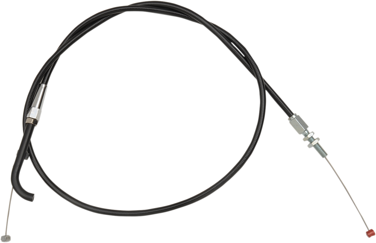 BARNETT Black Vinyl Idle Cable for Victory - +6" - '08-'16 101-85-40008-06