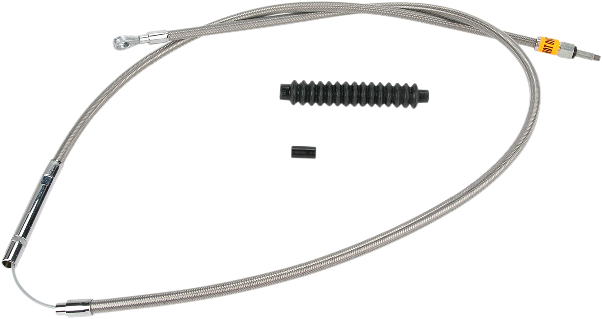 BARNETT High-Efficiency Stainless Steel Clutch Cable for Harley-Davidson - +6" - '86-'11 Sportster 102301002006
