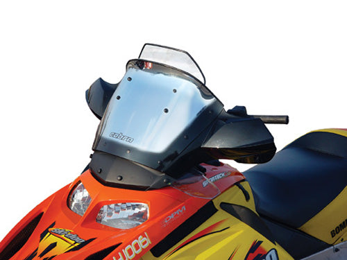 POWERMADD Cobra Adjustable Windscreen for Motorcycles - Part #10307010