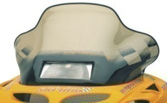 Powermadd Cobra Windscreen for Ski-Doo S Chassis with Black Checks