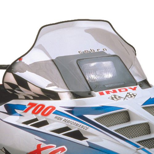 PowerMadd 11132 Flared Handguard with Silver/Black and White Finish