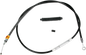 BARNETT High-Efficiency Black Vinyl Clutch Cable - +6" Size 101301000606