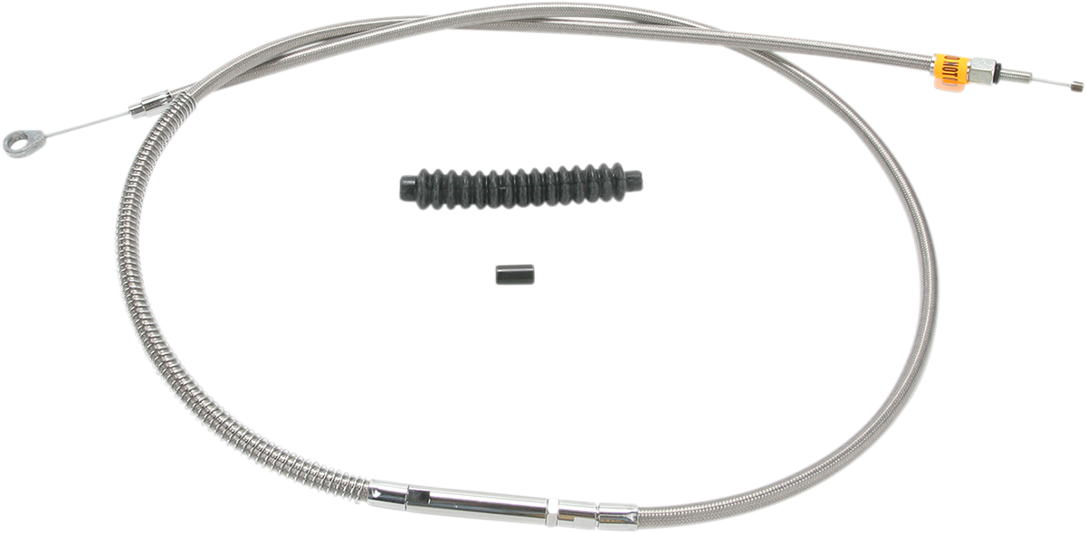 BARNETT High-Efficiency Stainless Steel Clutch Cable for Harley-Davidson - Standard - '93-'03 Dyna 1023010006HE