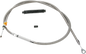 BARNETT High-Efficiency Stainless Steel Clutch Cable for Harley-Davidson - Standard - Dyna/Softail 1023010007HE