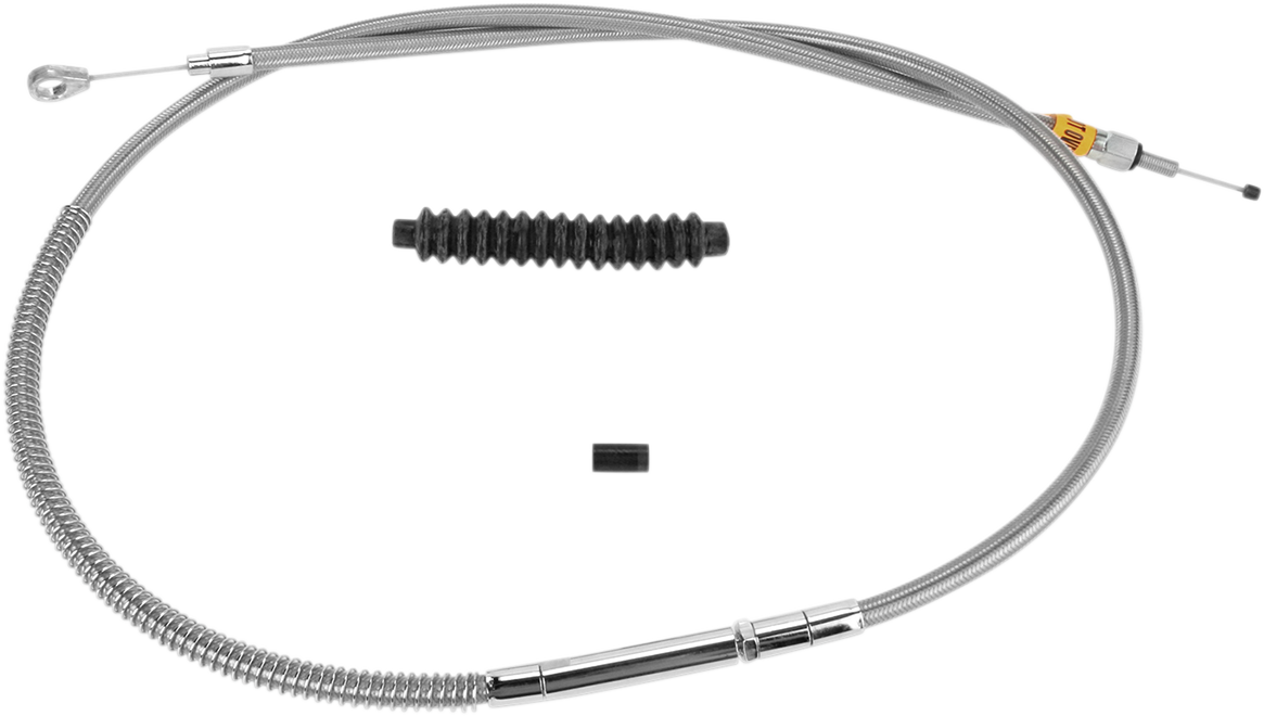 BARNETT High-Efficiency Stainless Steel Clutch Cable for Harley-Davidson - Standard - Softail/FXR 1023010012HE