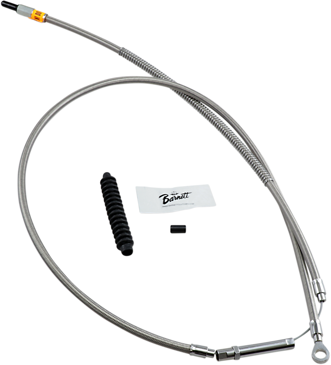 BARNETT High-Efficiency Stainless Steel Clutch Cable for Harley-Davidson - +6" - '07 Touring 102301003506