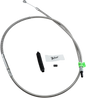 BARNETT High-Efficiency Stainless Steel Clutch Cable for Harley-Davidson - +6" - '07-'14 Softail 102301003606